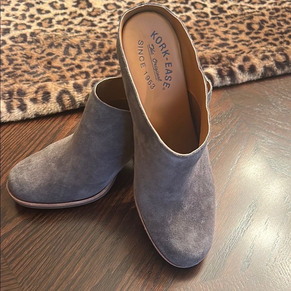 Kork-Ease Gray Suede Women's Shoes